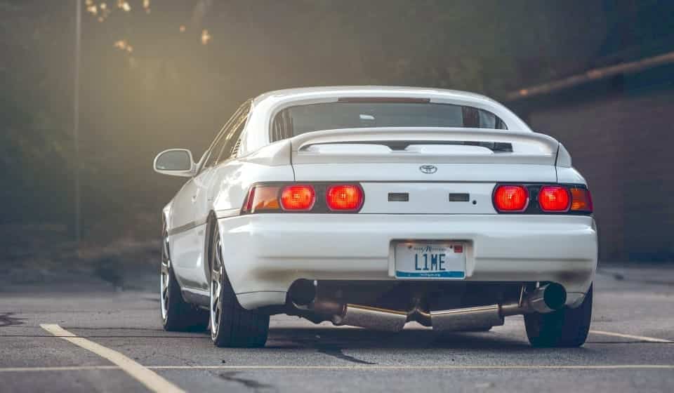 car with catback exhaust