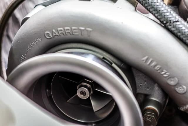 Cold (intake) side of a Garrett turbocharger