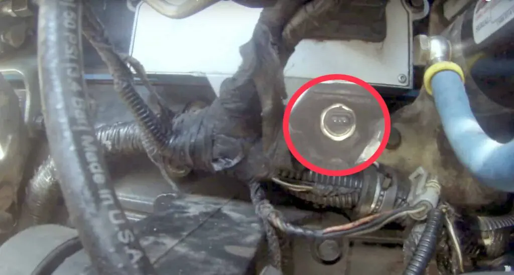 24v 5.9 Cummins oil pressure sensor location