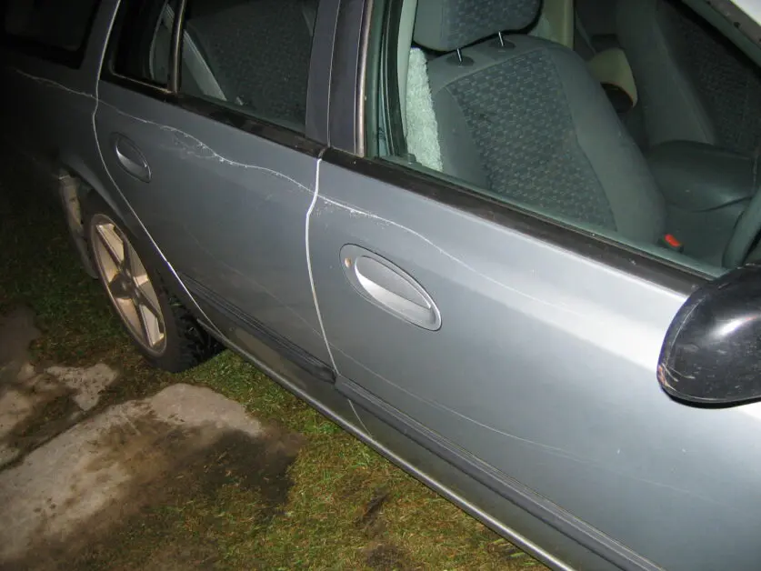keyed car