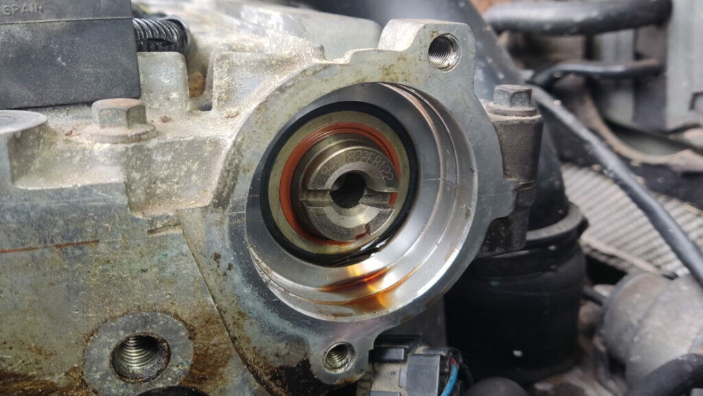 oil leaking from camshaft seal